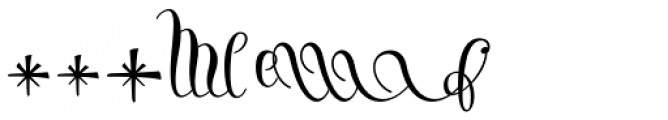 Salamander Ornaments Font LOWERCASE