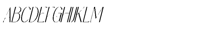 Salctego Italic Font UPPERCASE