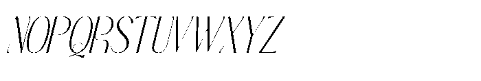 Salctego Italic Font UPPERCASE