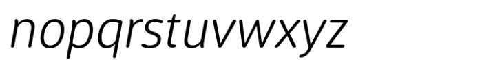 Salda Soft Light Italic Font LOWERCASE