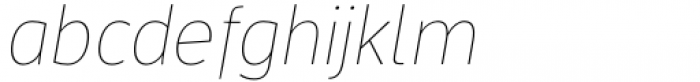 Salda xL Hairline Italic Font LOWERCASE