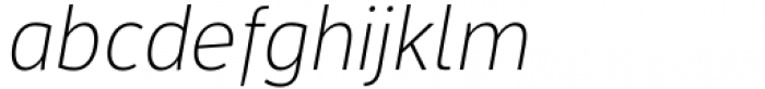 Salda xL Light Italic Font LOWERCASE
