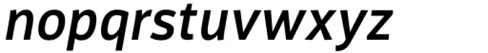 Salda xL Semi Bold Italic Font LOWERCASE