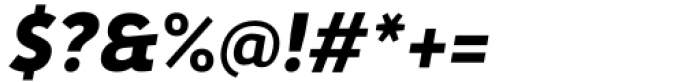 Salda xS Black Italic Font OTHER CHARS