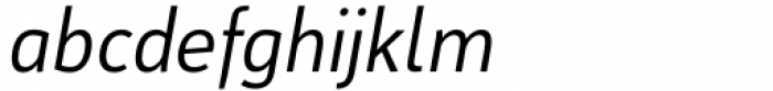 Salda xS Regular Italic Font LOWERCASE