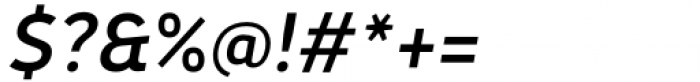 Salda xS Semi Bold Italic Font OTHER CHARS