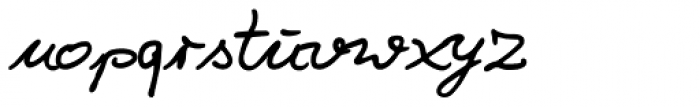 Salew Handwriting Font LOWERCASE
