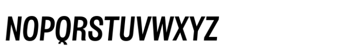 Salford Sans Semi Bold Semi Slanted Font UPPERCASE