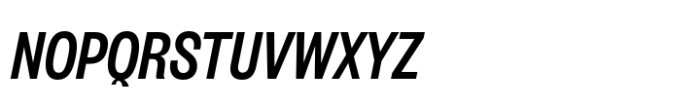 Salford Sans Semi Bold Slanted Font UPPERCASE