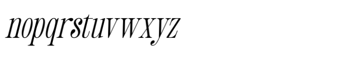 Salgirfen Italic Font LOWERCASE