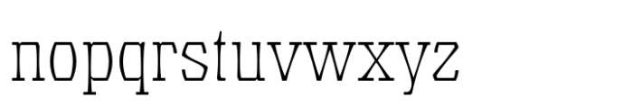 Salida Light Font LOWERCASE