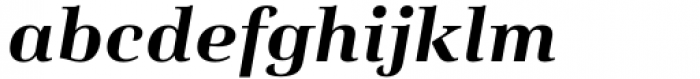 Salient Demi Bold Italic Font LOWERCASE