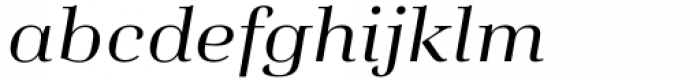 Salient Light Italic Font LOWERCASE