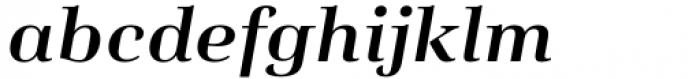 Salient Medium Italic Font LOWERCASE