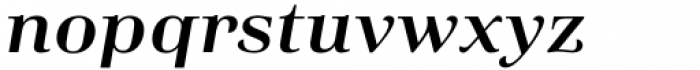 Salient Medium Italic Font LOWERCASE