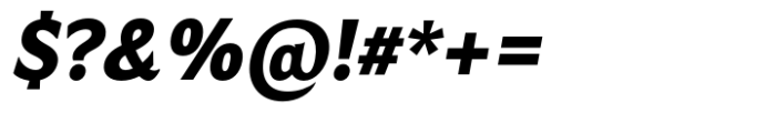 Salierno Black Italic Font OTHER CHARS