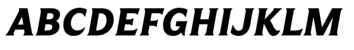 Salierno Black Italic Font UPPERCASE