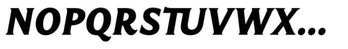 Salierno Black Italic Font UPPERCASE