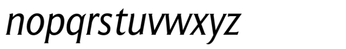 Salierno Condensed Italic Font LOWERCASE
