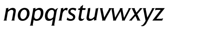 Salierno Medium Extended Italic Font LOWERCASE
