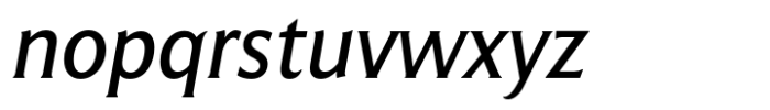 Salierno Medium Italic Font LOWERCASE