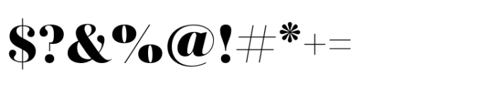 Salina Bold Font OTHER CHARS