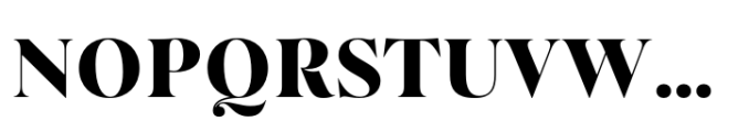 Salina Bold Font UPPERCASE