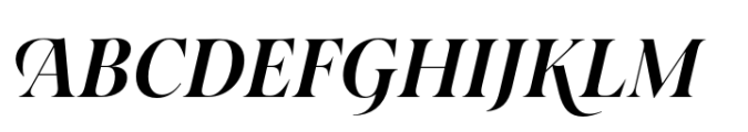 Salina Swashes Medium Italic Font
