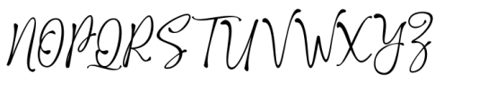 Salisha Signature Regular Font UPPERCASE