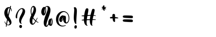 Salling Script Regular Font OTHER CHARS