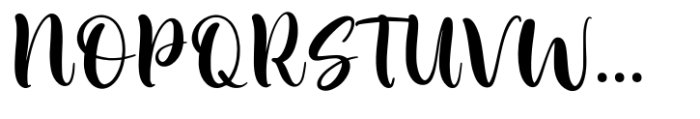 Salling Script Regular Font UPPERCASE
