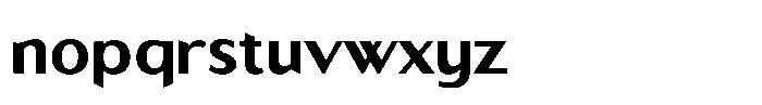 Sallona Pro Variable Sallona Pro Bold Font LOWERCASE