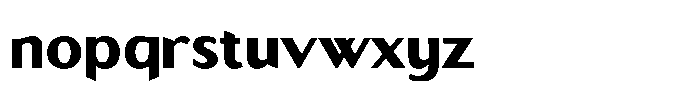 Sallona Pro Variable Sallona Pro Extra Bold Font LOWERCASE