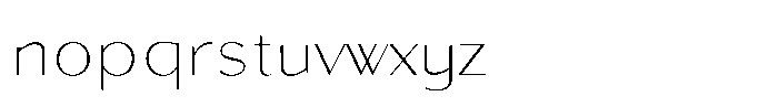 Sallona Pro Variable Sallona Pro Thin Font LOWERCASE