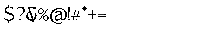 Sallona Pro Variable Thin Font OTHER CHARS