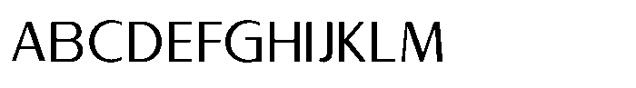 Sallona Pro Variable Thin Font UPPERCASE