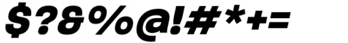 Salma Pro Black Italic Font OTHER CHARS
