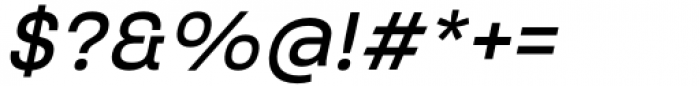 Salma Pro Medium Italic Font OTHER CHARS
