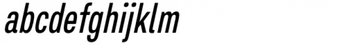 Salma Pro Narrow Italic Font LOWERCASE