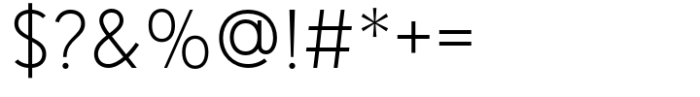 Salmond Light Font OTHER CHARS