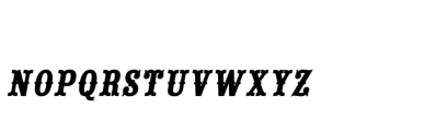 Saloon Girl SC Fill Italic Font LOWERCASE