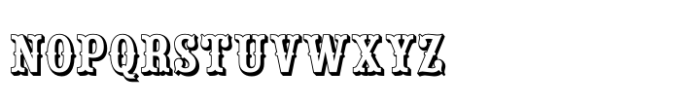Saloon Girl SC Open Regular Font LOWERCASE
