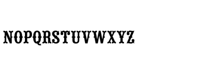 Saloon Girl SC Regular Font LOWERCASE