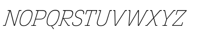 Salou Extra Light Italic Font UPPERCASE