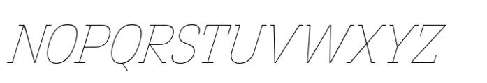 Salou Thin Italic Font UPPERCASE