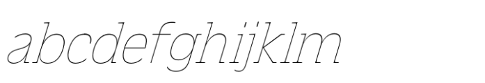 Salou Thin Italic FONT