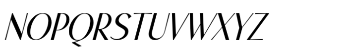 Salovage Italic Font UPPERCASE