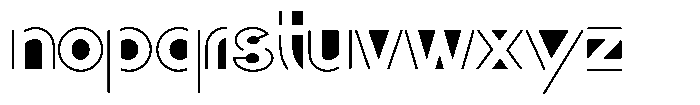 Salsipuedes Font LOWERCASE