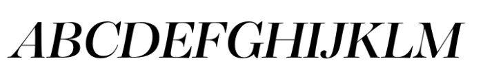 Saltaire Medium Italic Font UPPERCASE