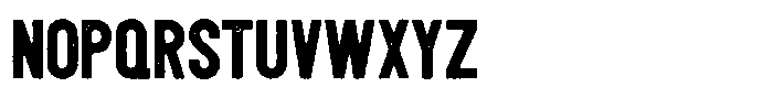 Saltash Grunge Font UPPERCASE